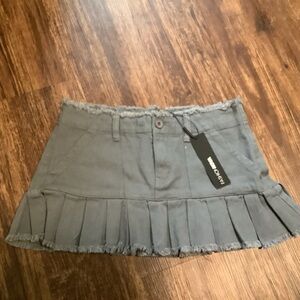 Fashion Nova playing nice micro mini skirt size small preppy schoolgirl